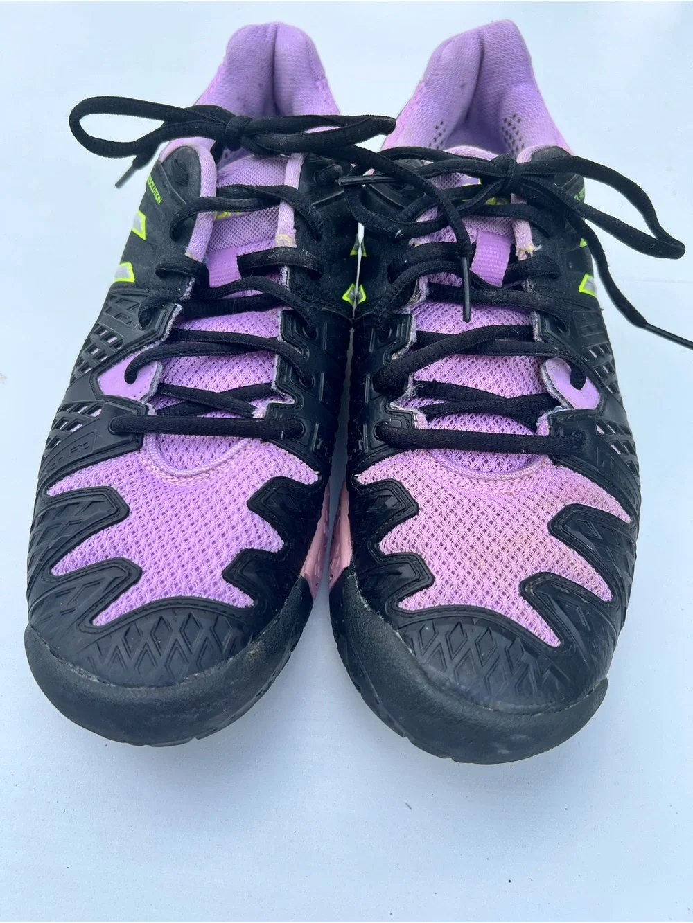ASICS Gel Revolution Athletic in Purple, Black and Neon Yellow Women’s 9.5
